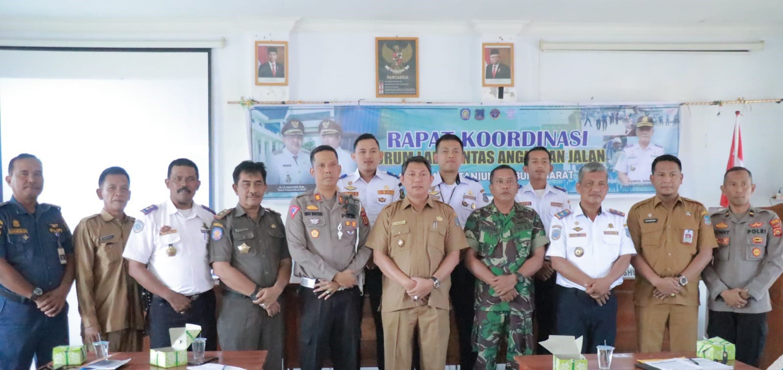 Sambut Ramadhan, Wabup Hairan Hadiri Rakor Forum LLAJ